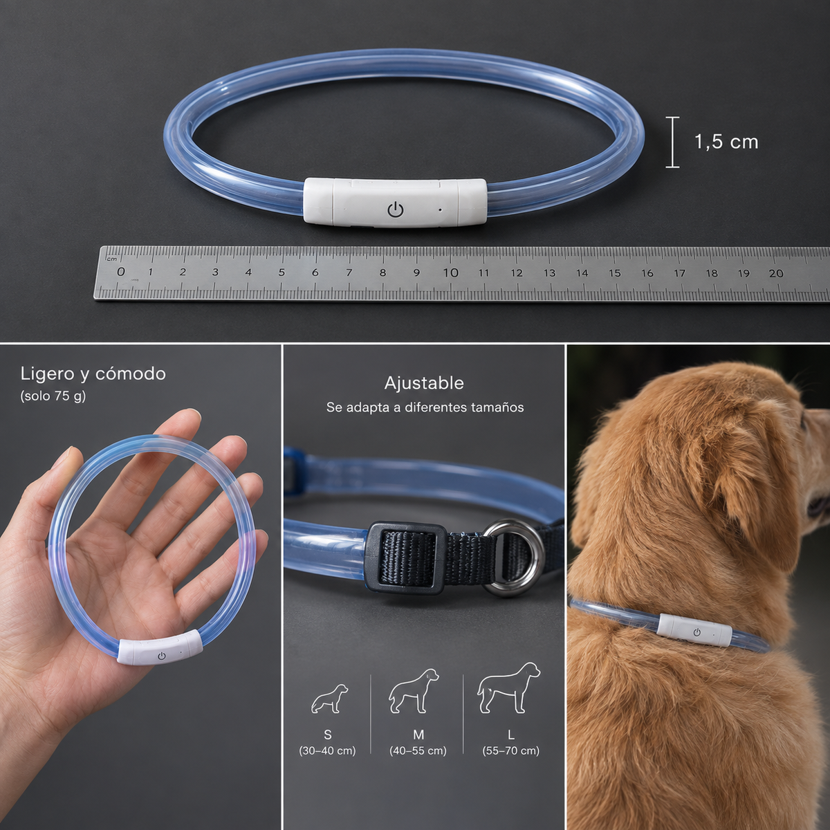 Collar LED Kailo